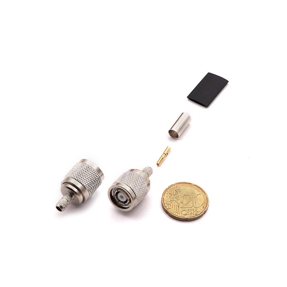 Coaxial Connector | TNC RP Female | RG-58 | Cable Mount | Crimping