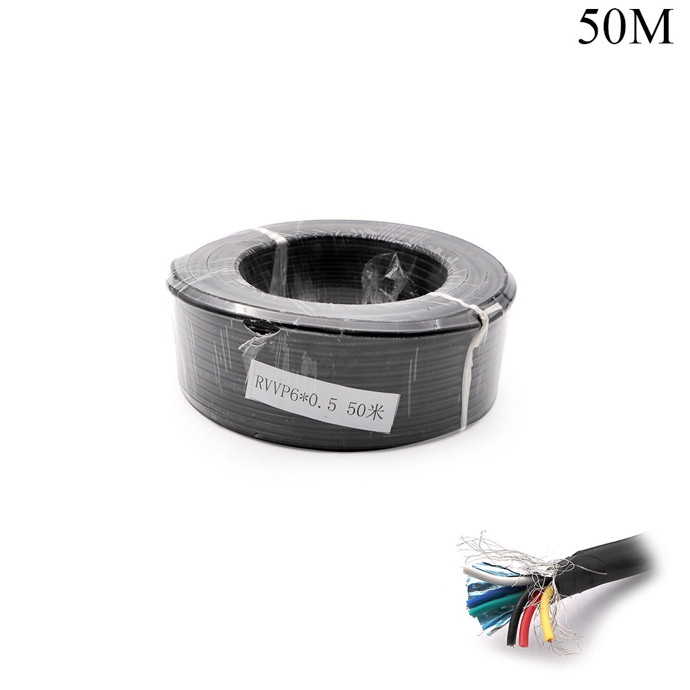 Data Cable | 0.5mm | 6x Core | Shield | Roll 50m