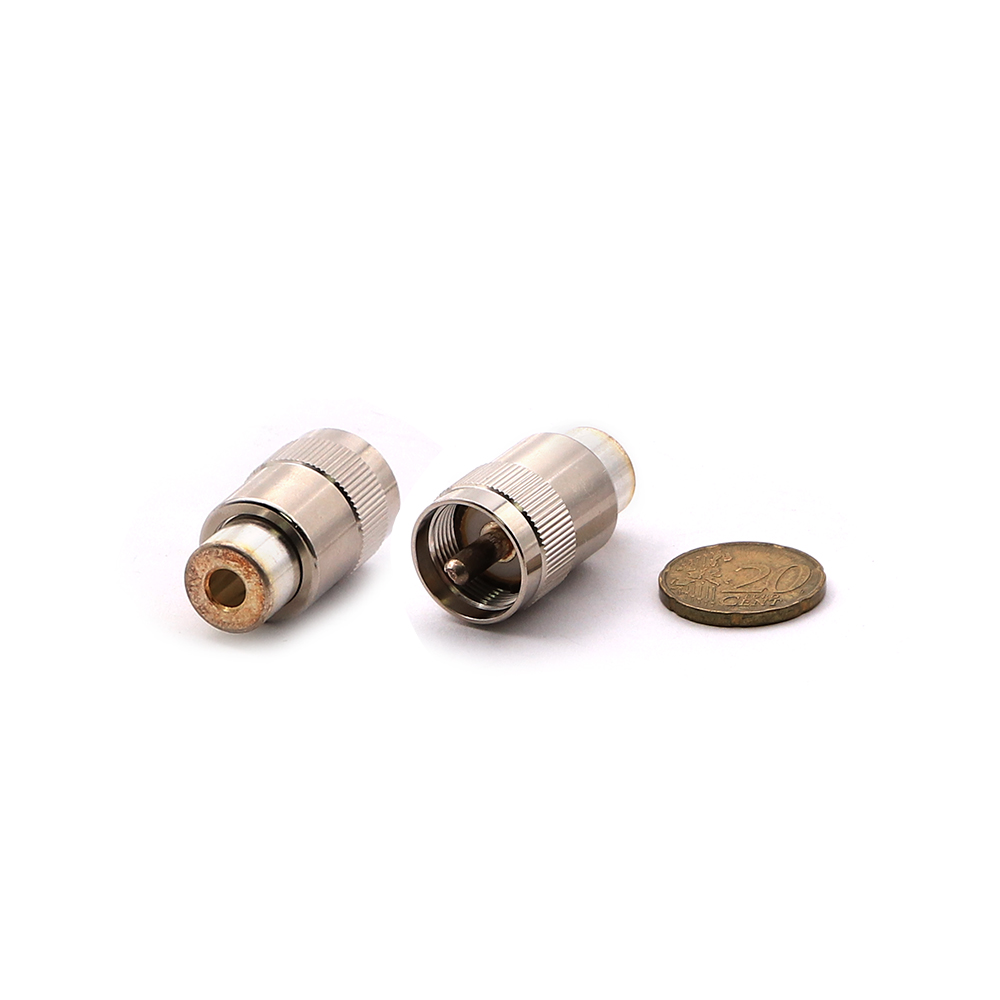 Coaxial Connector | UHF Male | RG-58 | Cable Mount | HQ