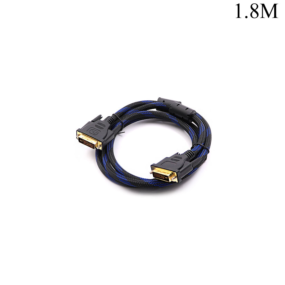 Data Cable | DVI-I 24+4+1 | Male - Male | Dual Link | 1.8M