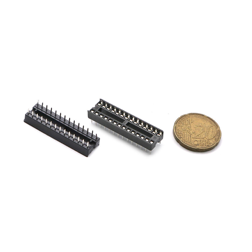 IC Socket | DIP | 28-Pin | 2.54mm | Thin