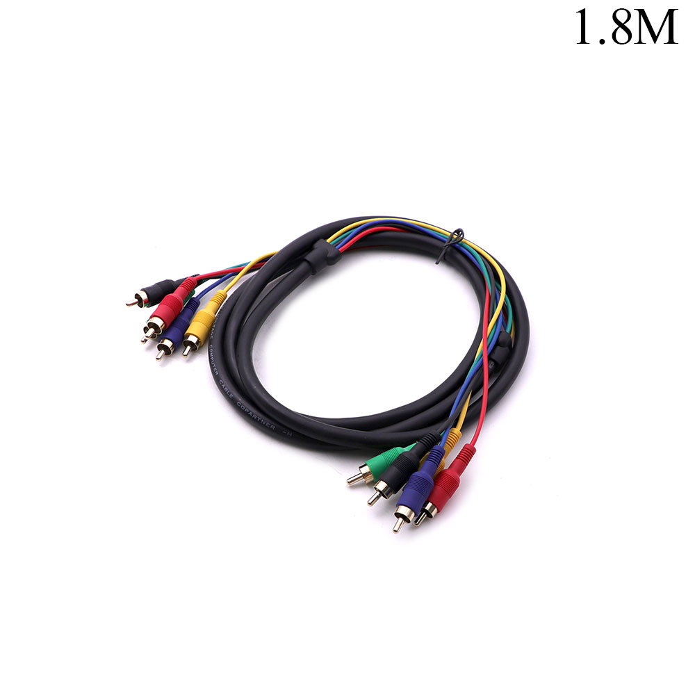 Video Cable | 5x RCA | Male - Male | 1.8M