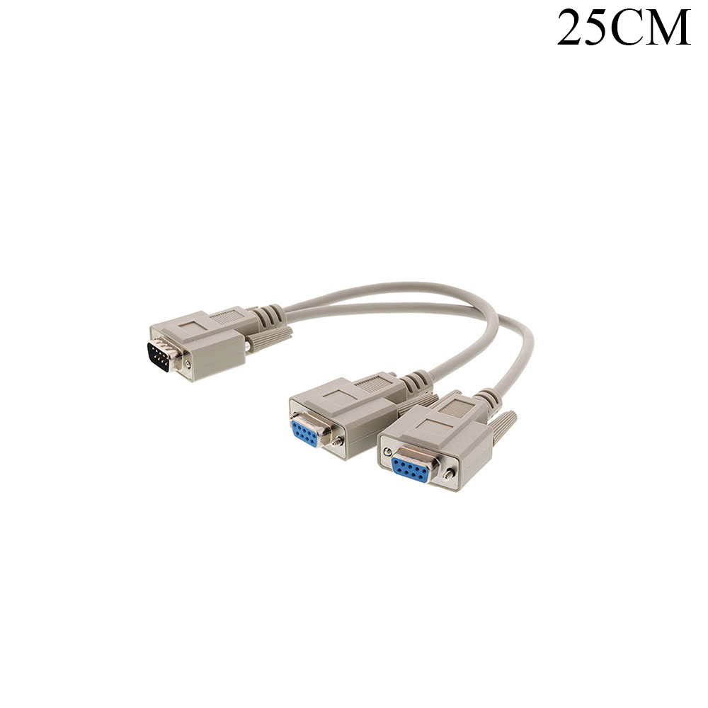 Data Cable | DB9 | Male - 2x Female | Full Straight | 0.15M