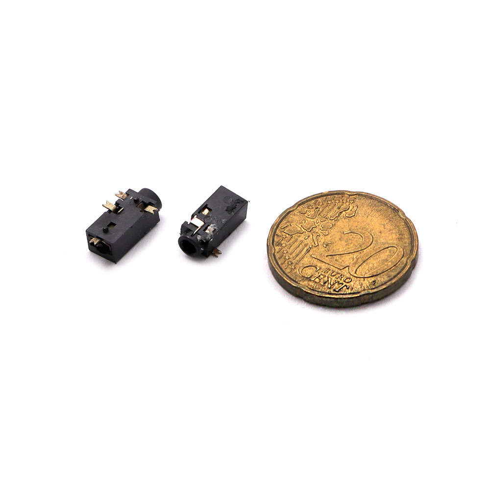 Audio Socket | Jack Stereo Female 2.5mm | 4-Pin | PCB Mount