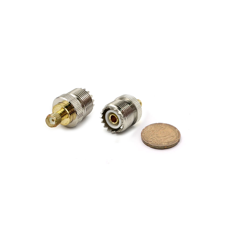 Coaxial Adapter | SMA Female - UHF Female