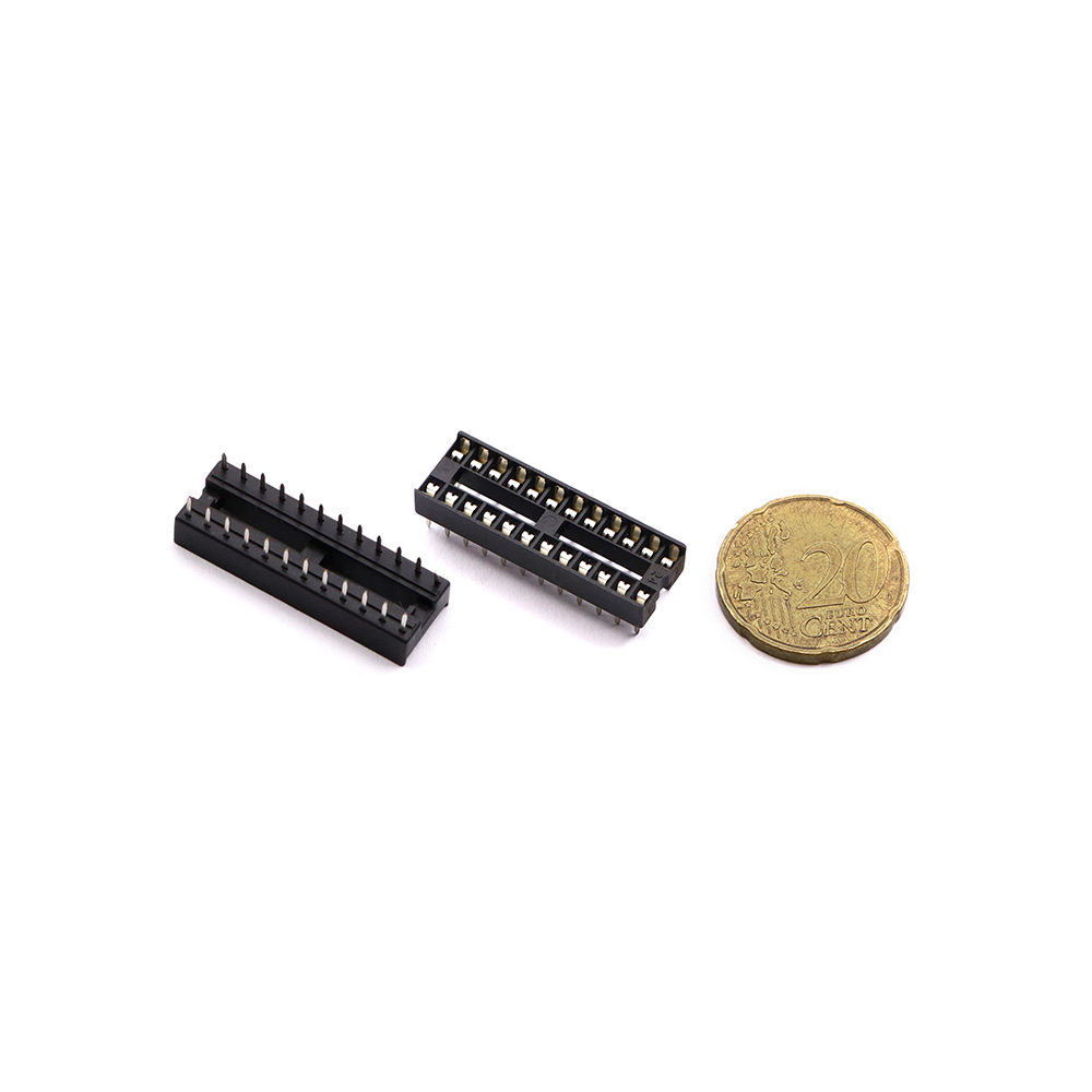 IC Socket | DIP | 24-Pin | 2.54mm | Thin