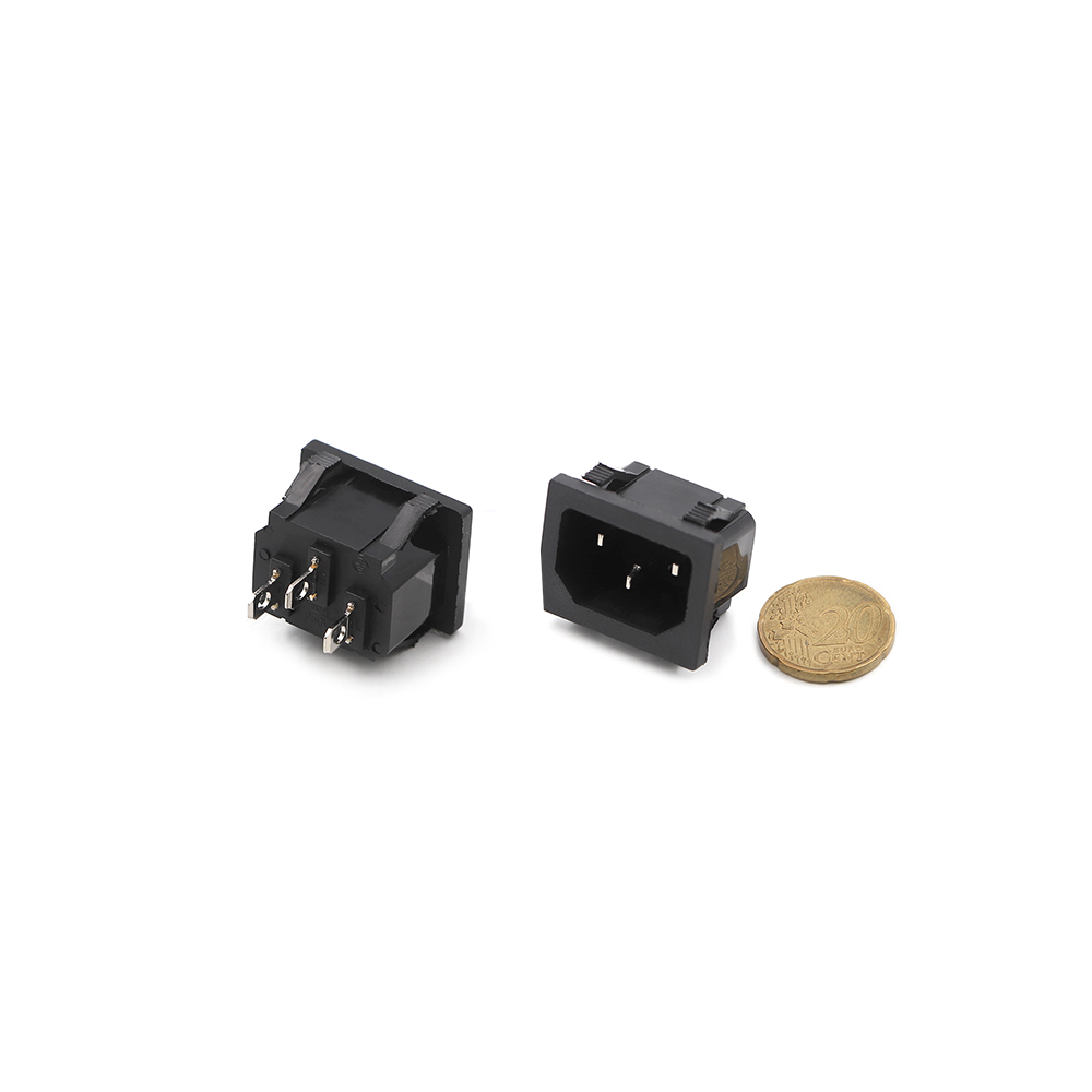 Power Connector | AC | C14 | Snap-Fit Mount