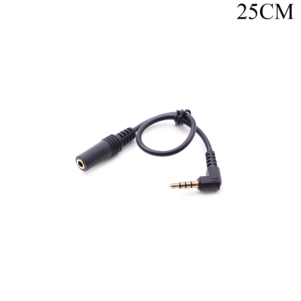 Audio Cable | Jack Stereo Male & Microphone 3.5mm - Jack Stereo Female 3.5mm | 0.25M