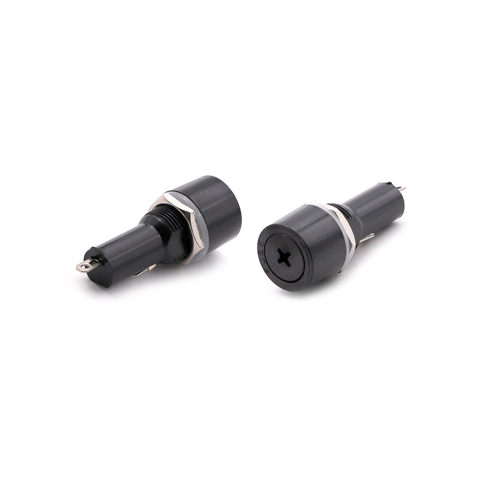 Fuse Holder | 30mm | Slotted Cap | Chassis Mount