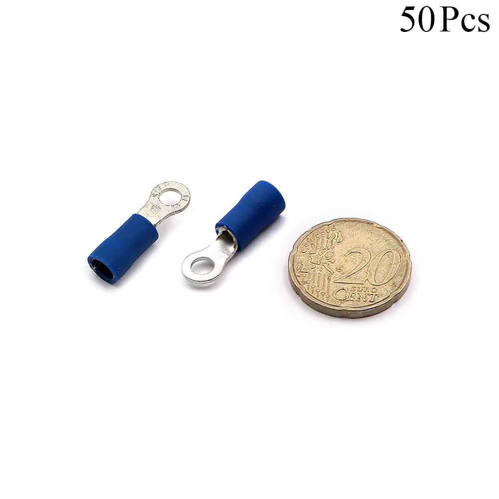 Cable Lugs Insulated | RV2-3.7S | Ring | 1.5~2.5mm | Blue | 50pcs