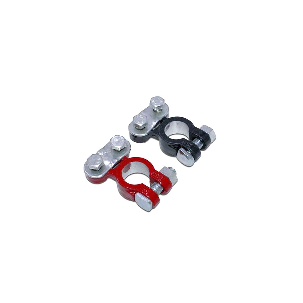 Battery Terminal | 2x Clamp | Top Poat Red - Black