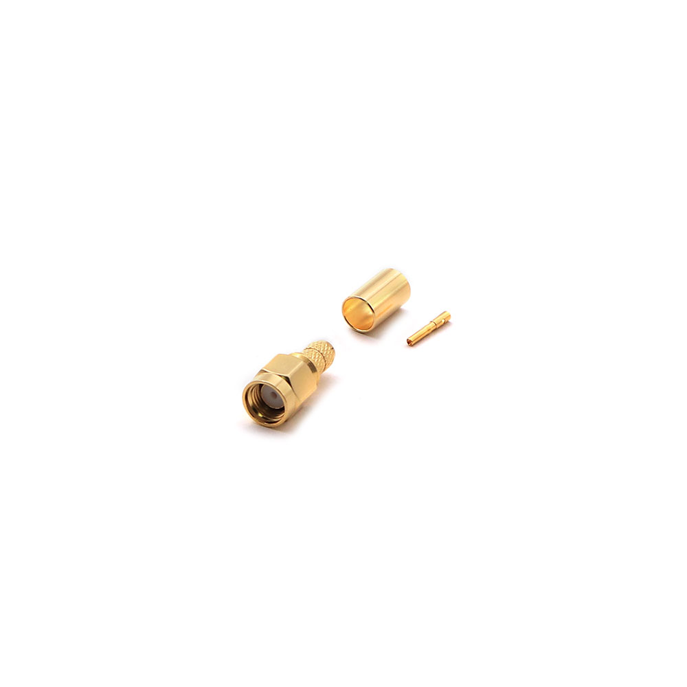 Coaxial Connector | SMA RP Female | RG-58 | Cable Mount | Crimping