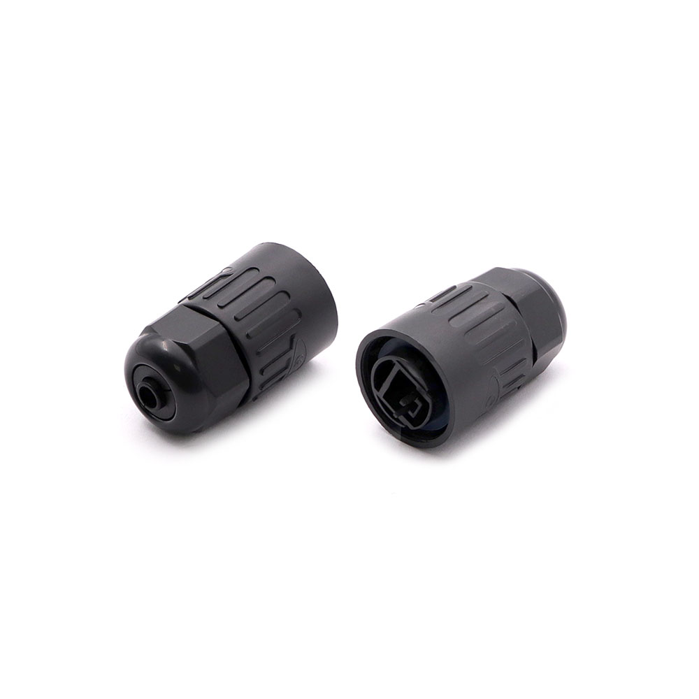 Network Plug | RJ45 Female | Chassis Mount | Cover & Waterproof