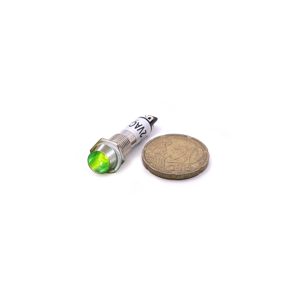LED Indicator | 12V | 8mm | Green