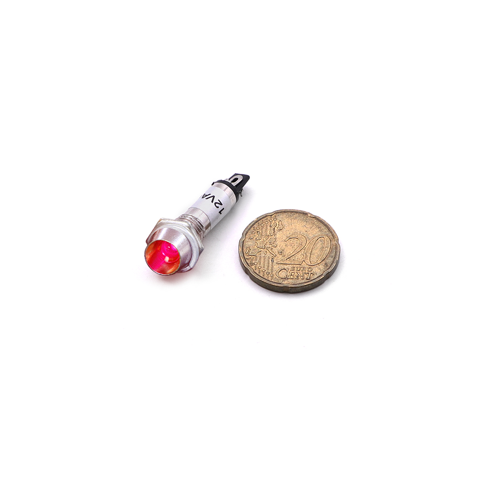 LED Indicator | 12V | 8mm | Red