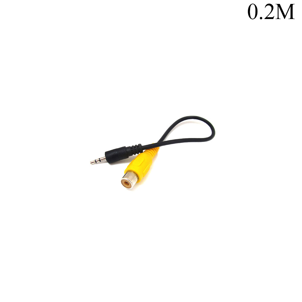 Video Cable | Jack Stereo Male 2.5mm - RCA Female | 0.2M
