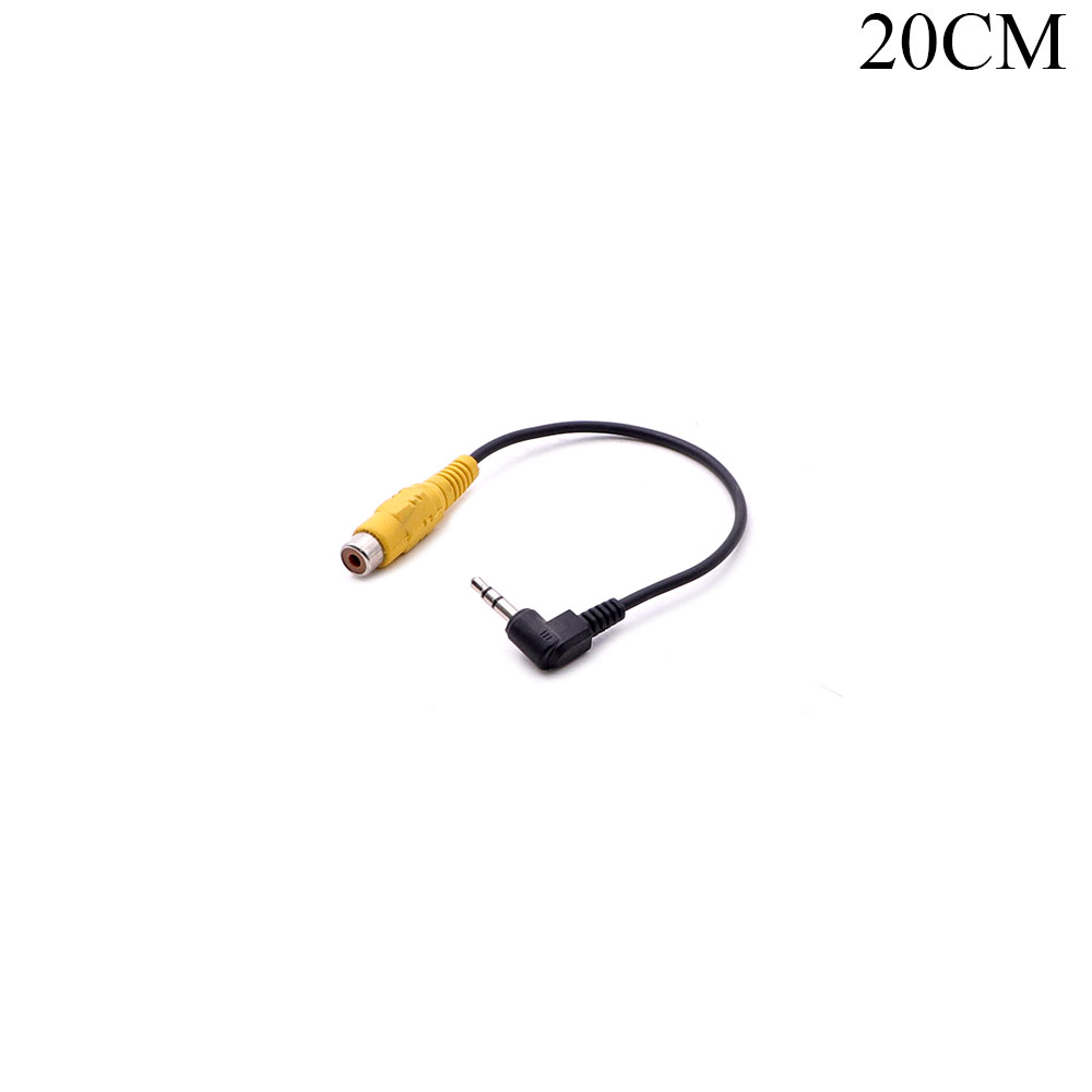 Video Cable | Jack Stereo Male 3.5mm 90D - RCA Female | 0.2M