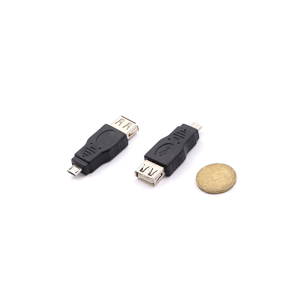 Data Cable Adapter | USB 2.0 | Micro B Male - A Female