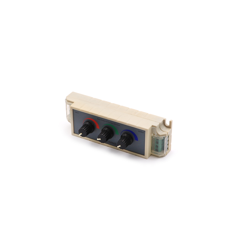 LED Dimmer | 12V DC | 96W | 3-Channel | Rotary Control