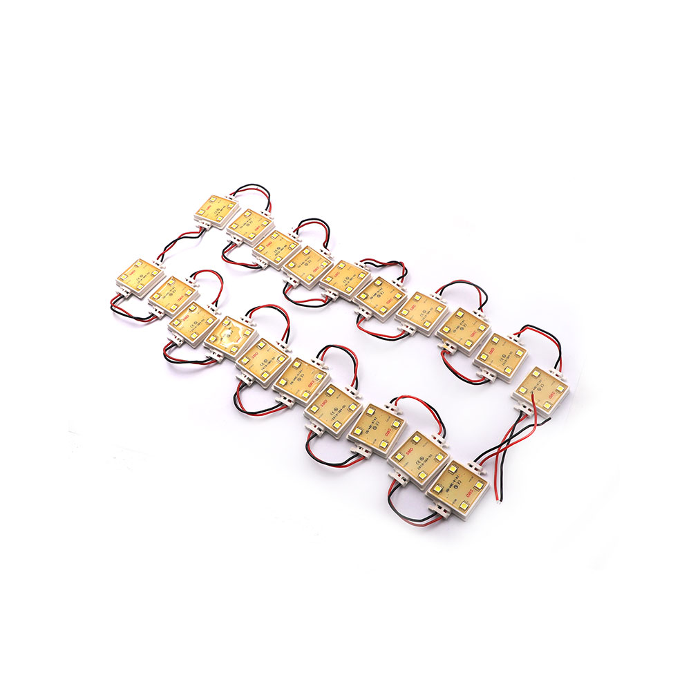 LED Module | 12V DC 16.6W | 4x LED | 5050 | 20x Module | White