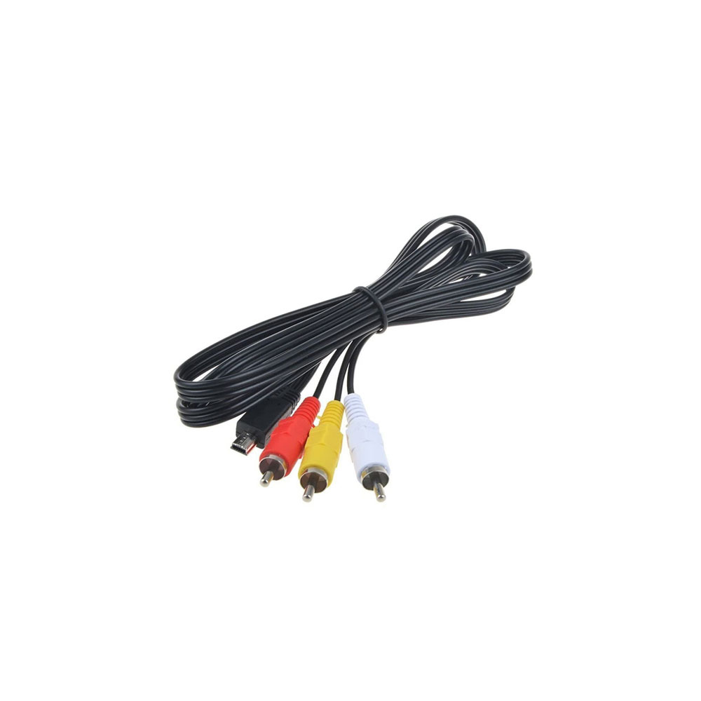 Camera Digital Cable | 6-Pin Mini USB - 3x RCA | Data Sync Cord | 1M | Canon