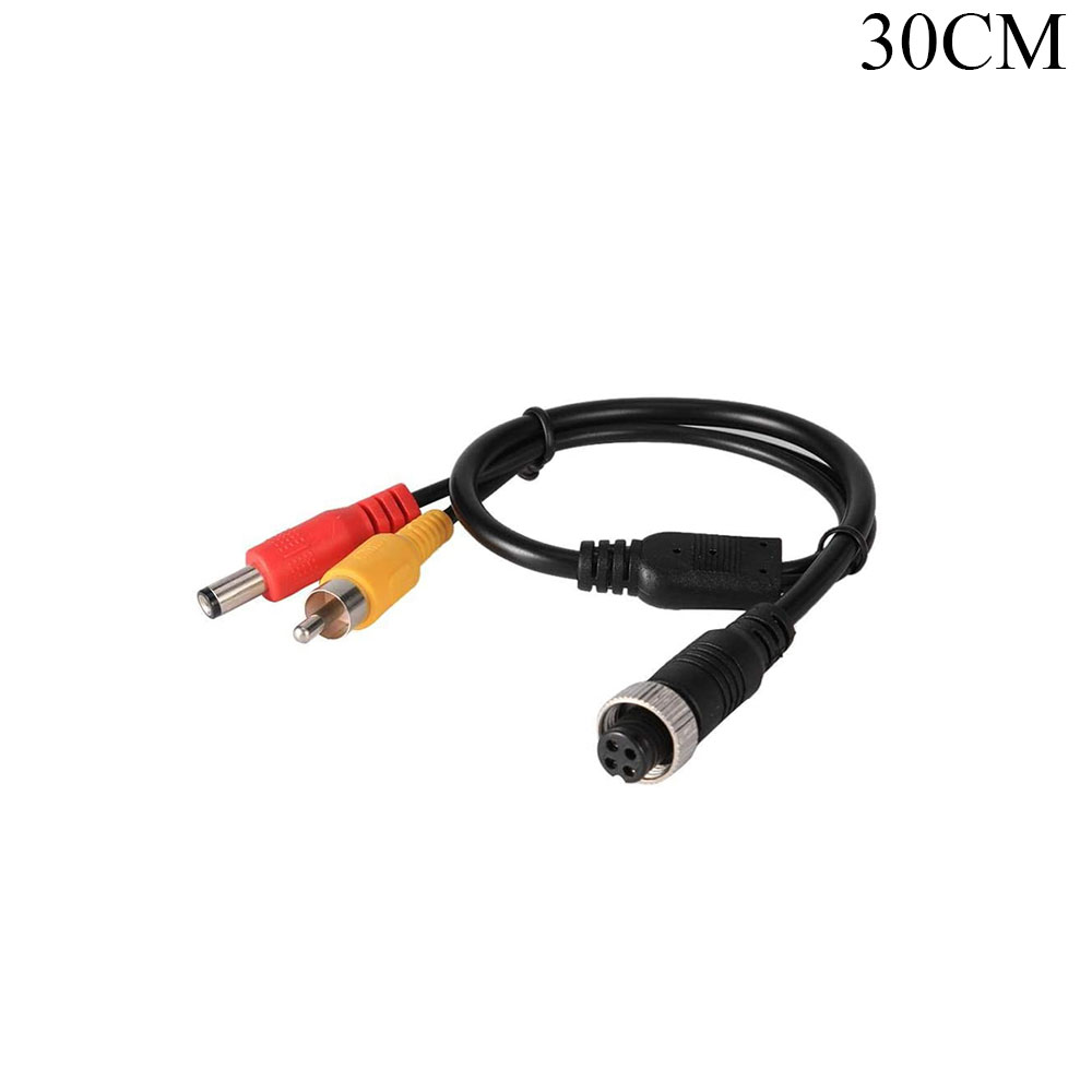 Camera Digital Cable | 4-Pin DIN - RCA & DC | 30cm