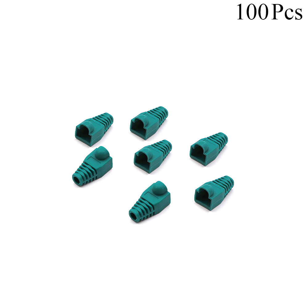 Network Plug | RJ45 Cover | Green | 100pcs