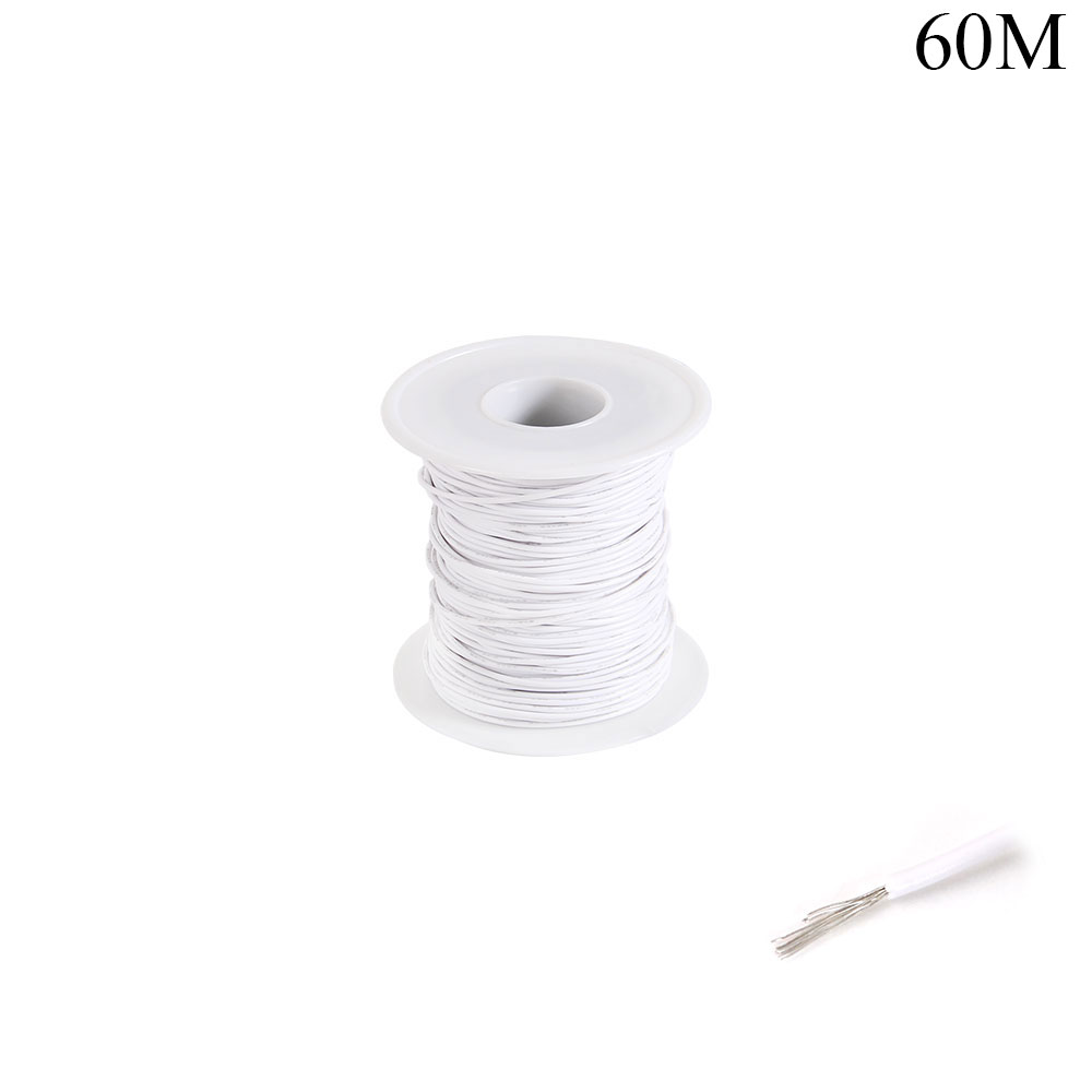 Single Core Copper Wire | 0.5mm x 60M | White
