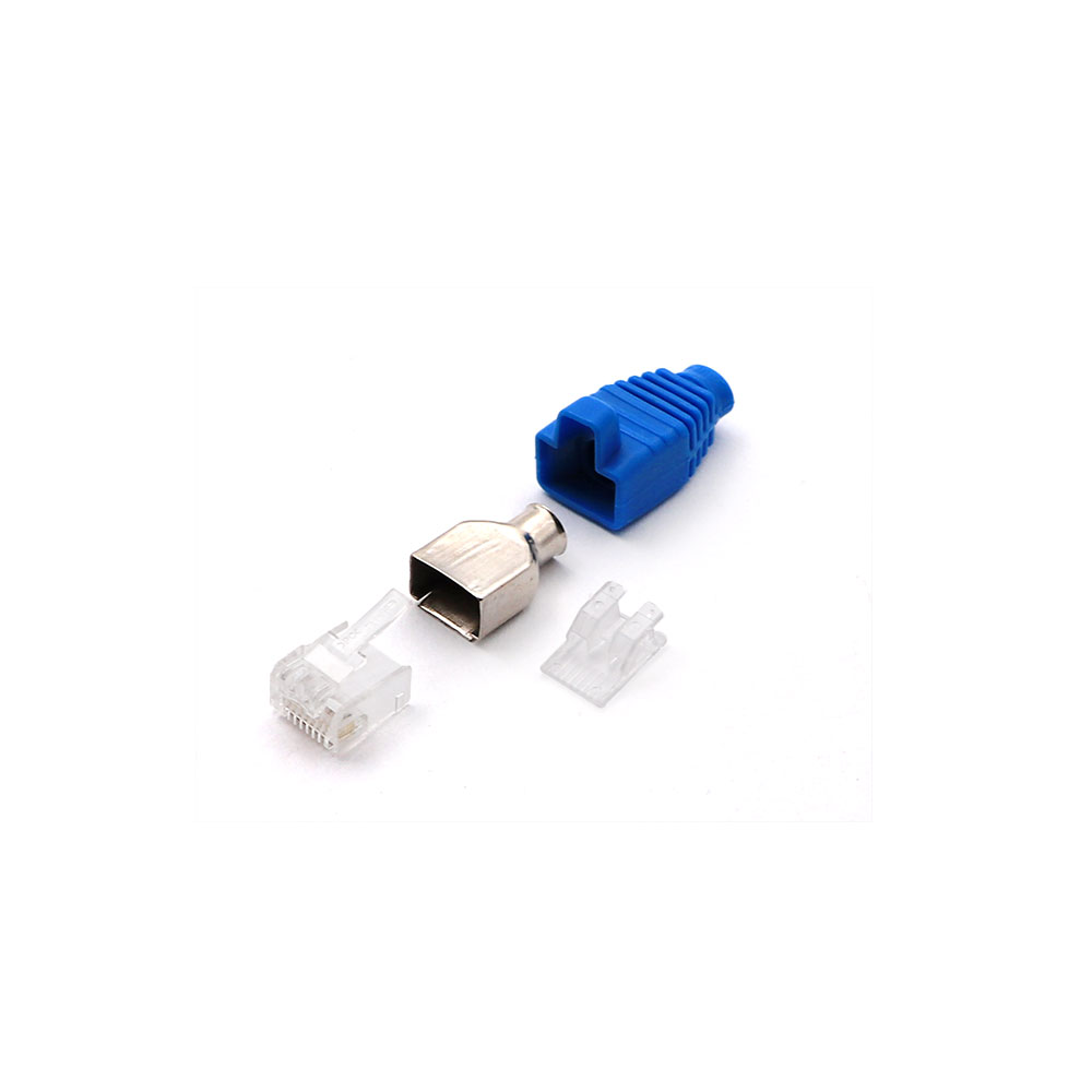 Network Plug | RJ45 CAT5e | Shield With Cover
