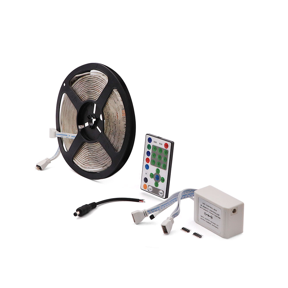 LED Strip Outdoor Kit | 12V DC 70W | 5050 | RGB | 54x LED Per Meter| 5M