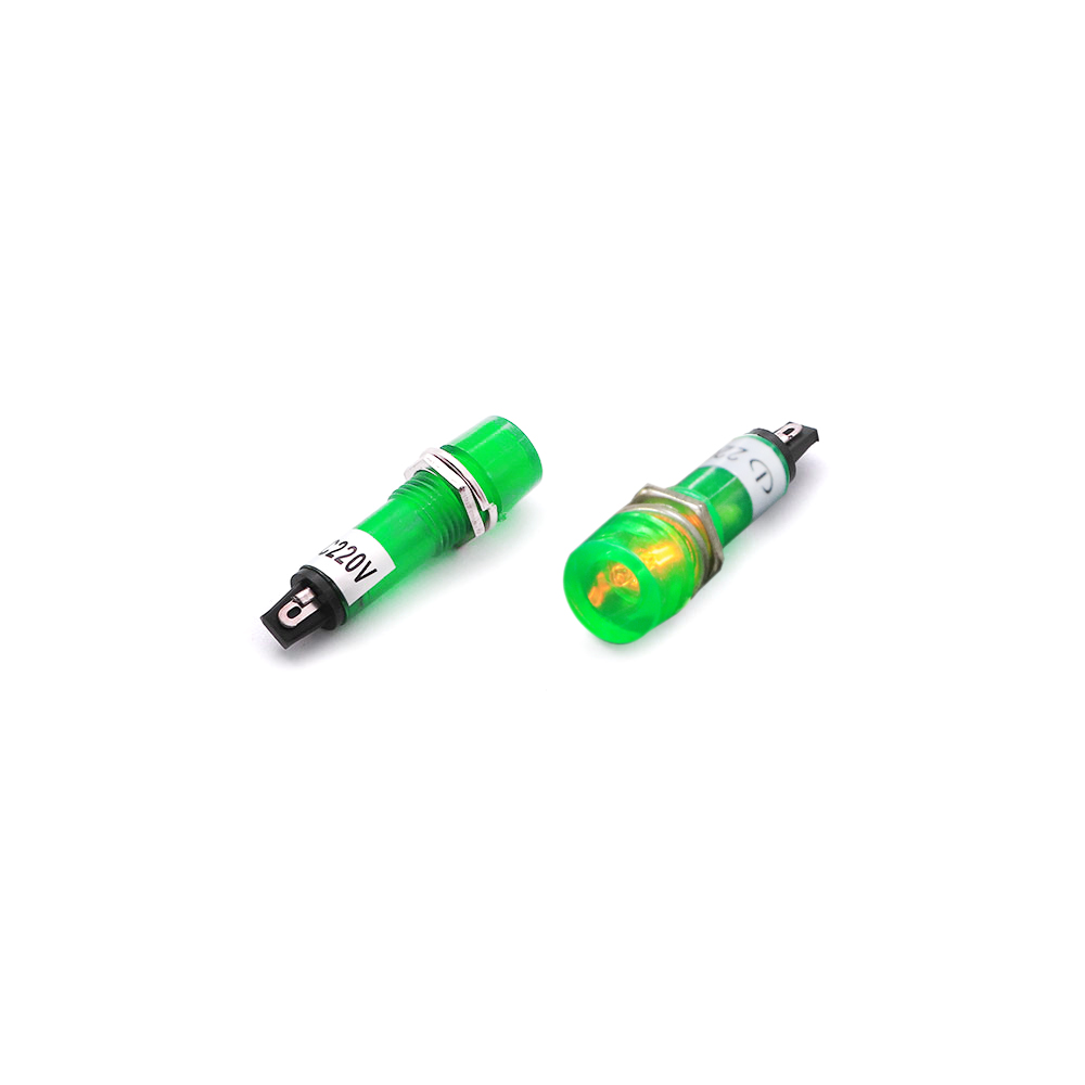 LED Indicator | 220V | 10mm | Green | Screw