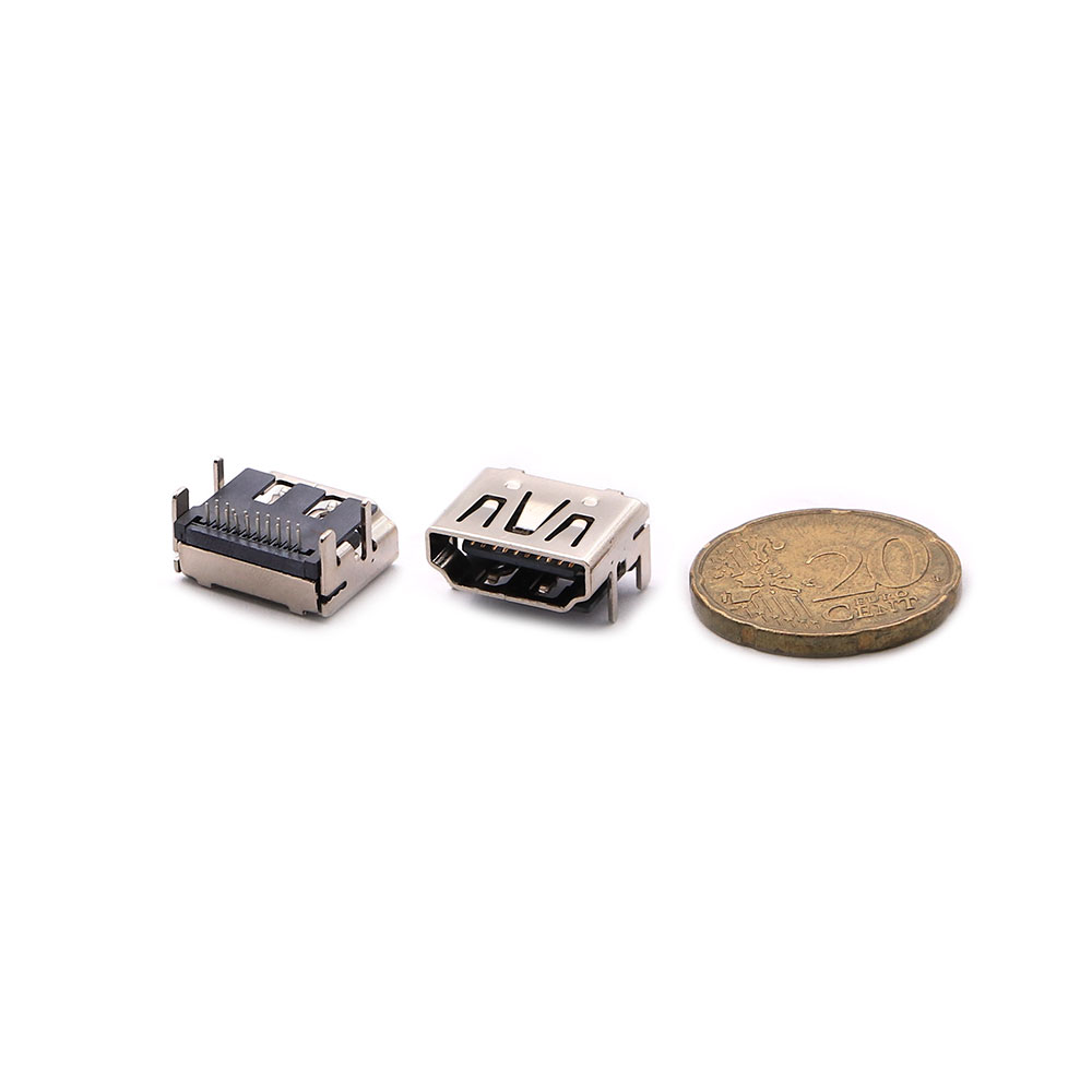Audio Video Connector | HDMI Female | 19-Pin | PCB
