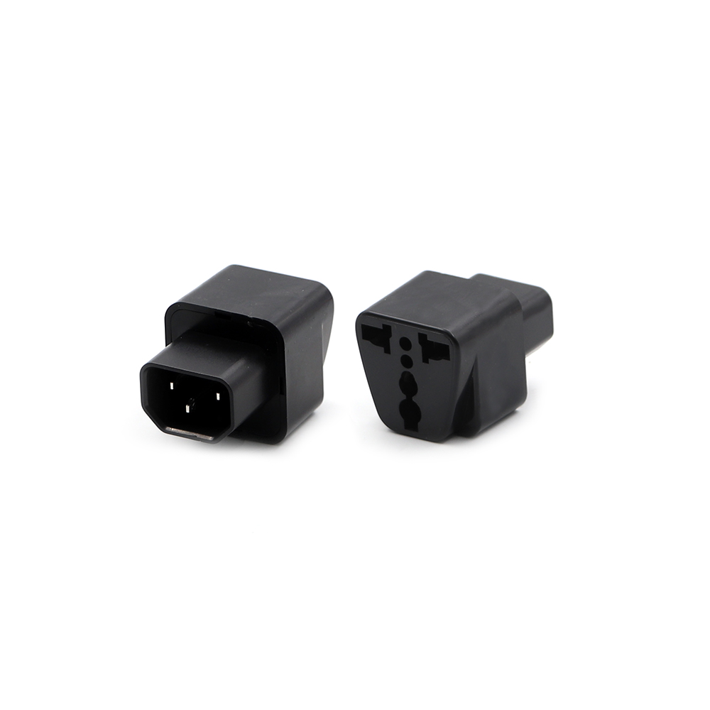 Electric Plug Adapter | C14 - UK | Black