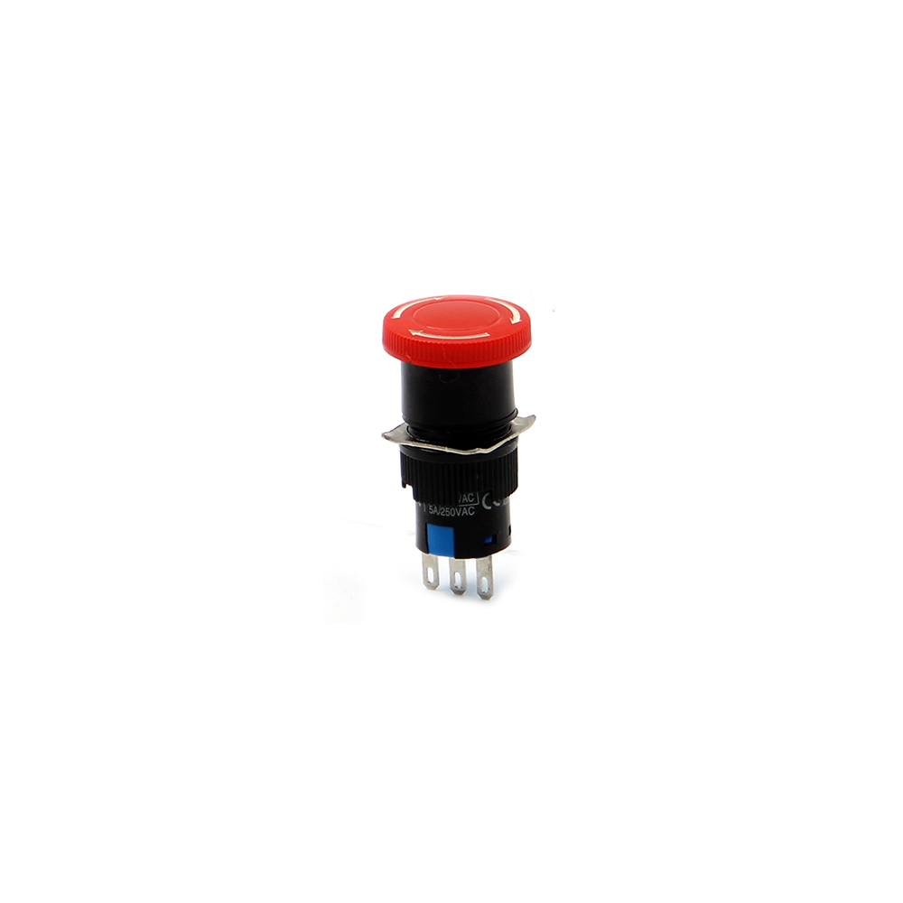 Switch | Emergency Stop | NO & NC | 16mm | Lock