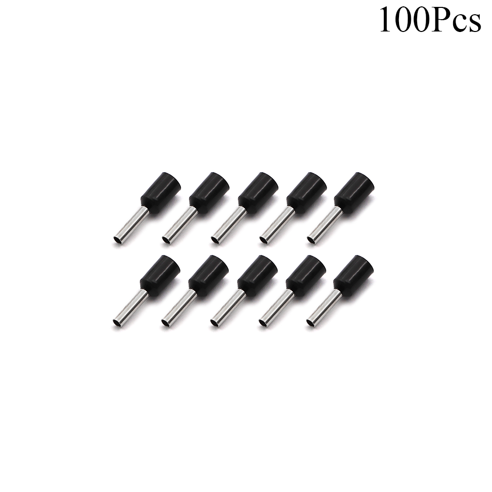 Cable Lugs Insulated Set | ET- 1.5-8 | Cord End | 1.5mm | Black | 100pcs
