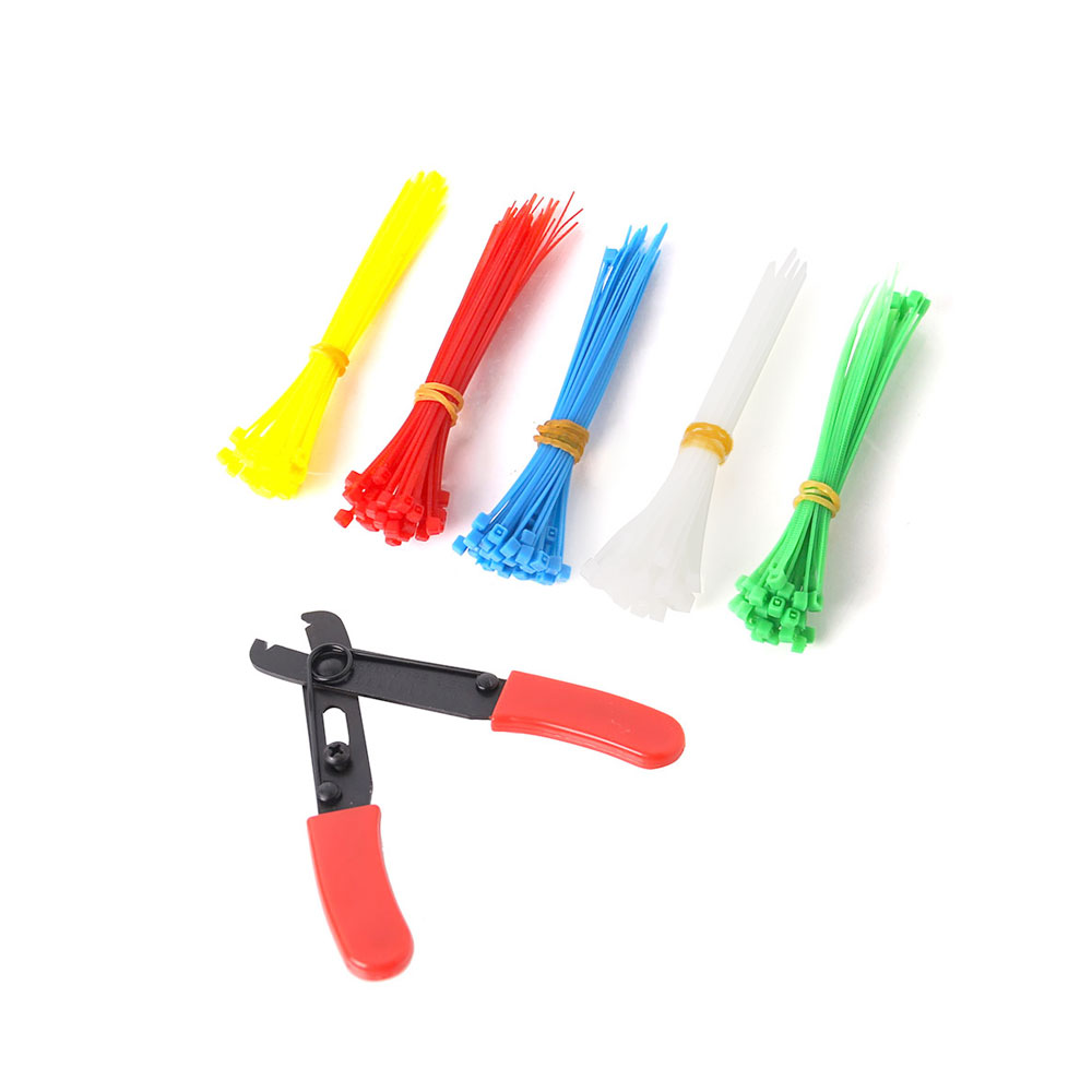 Cable Tie Set | 2.5x100mm | 200pcs | 5 Color