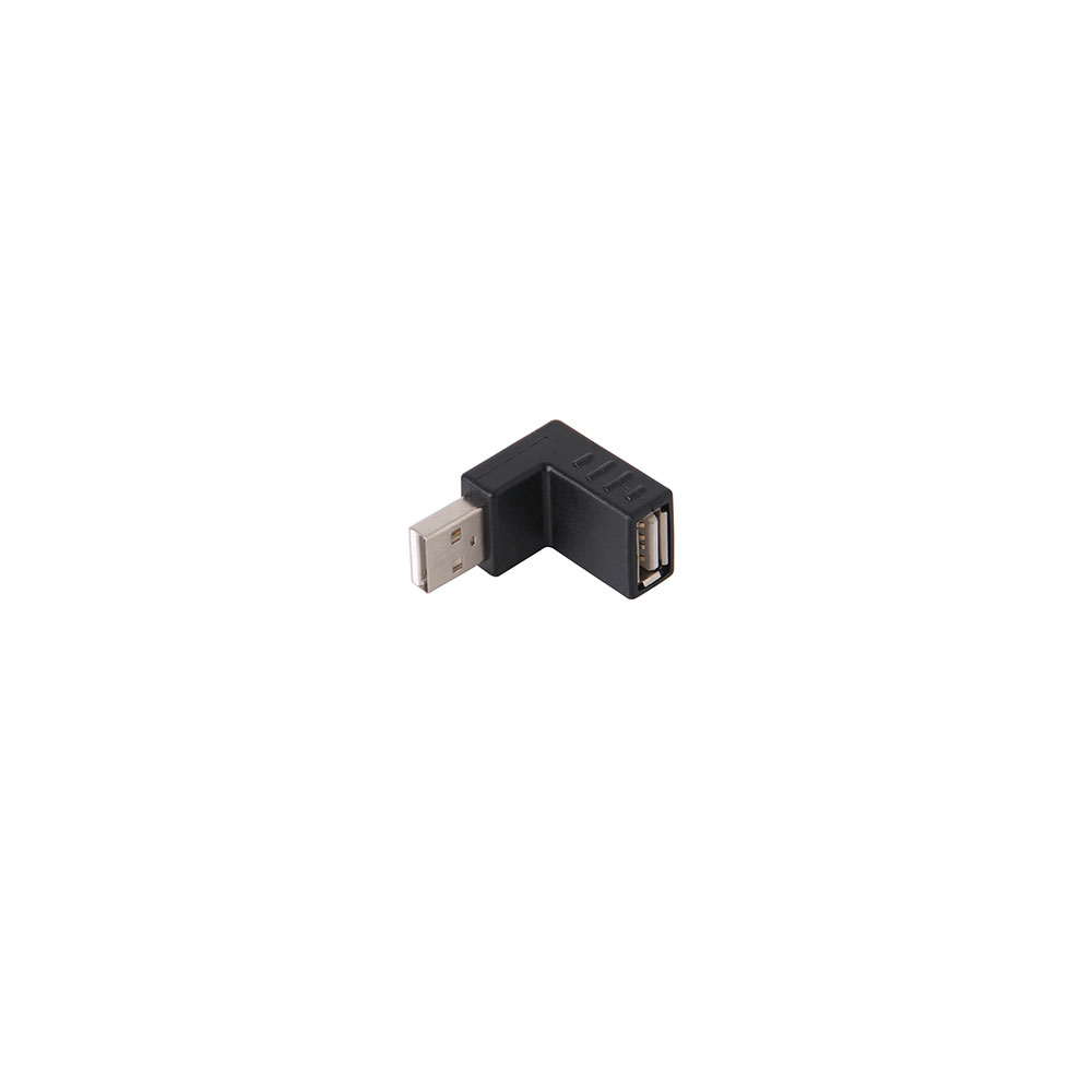 Data Cable Adapter | USB-A 2.0 | Female - Male | 90 Degree UP