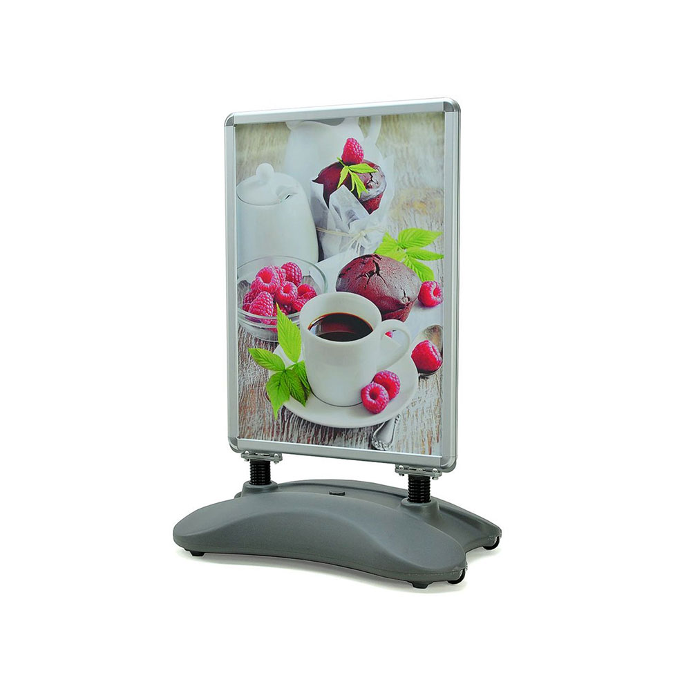 Advertisement Poster Display | Aluminum | Outdoor Double Side | Flexible | 80x120cm