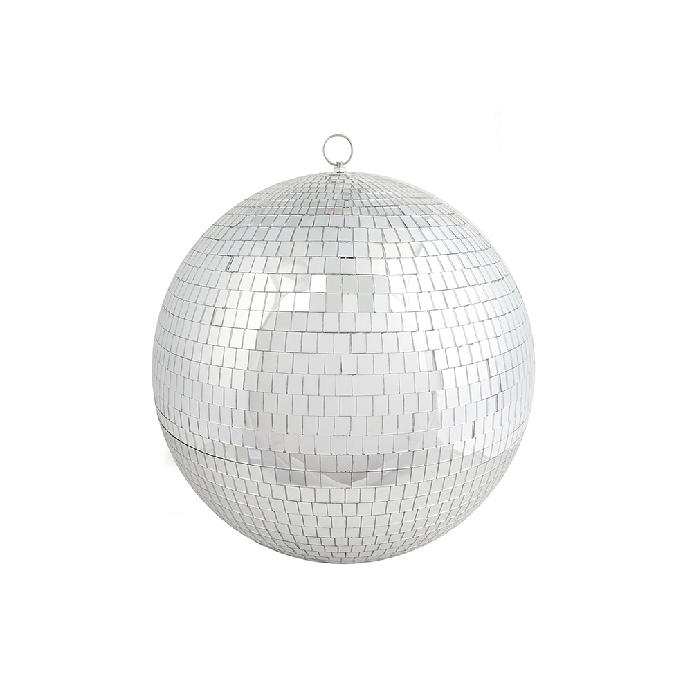 Disco Light Ball Reflection | 12" | Silver