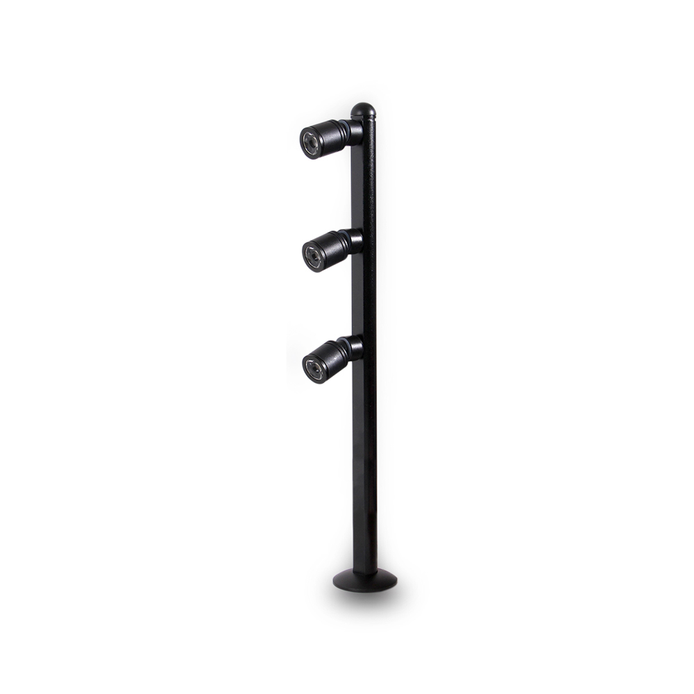 LED Pole Counter | 220V AC 3W | 30cm | Warm White | Black