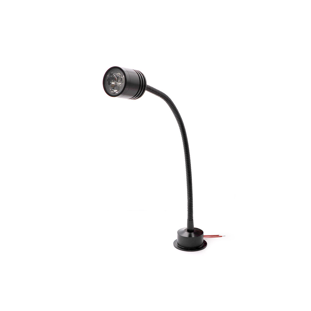 LED Pole Counter | 220V AC 3W | 30cm | Warm White | Black | Flexible