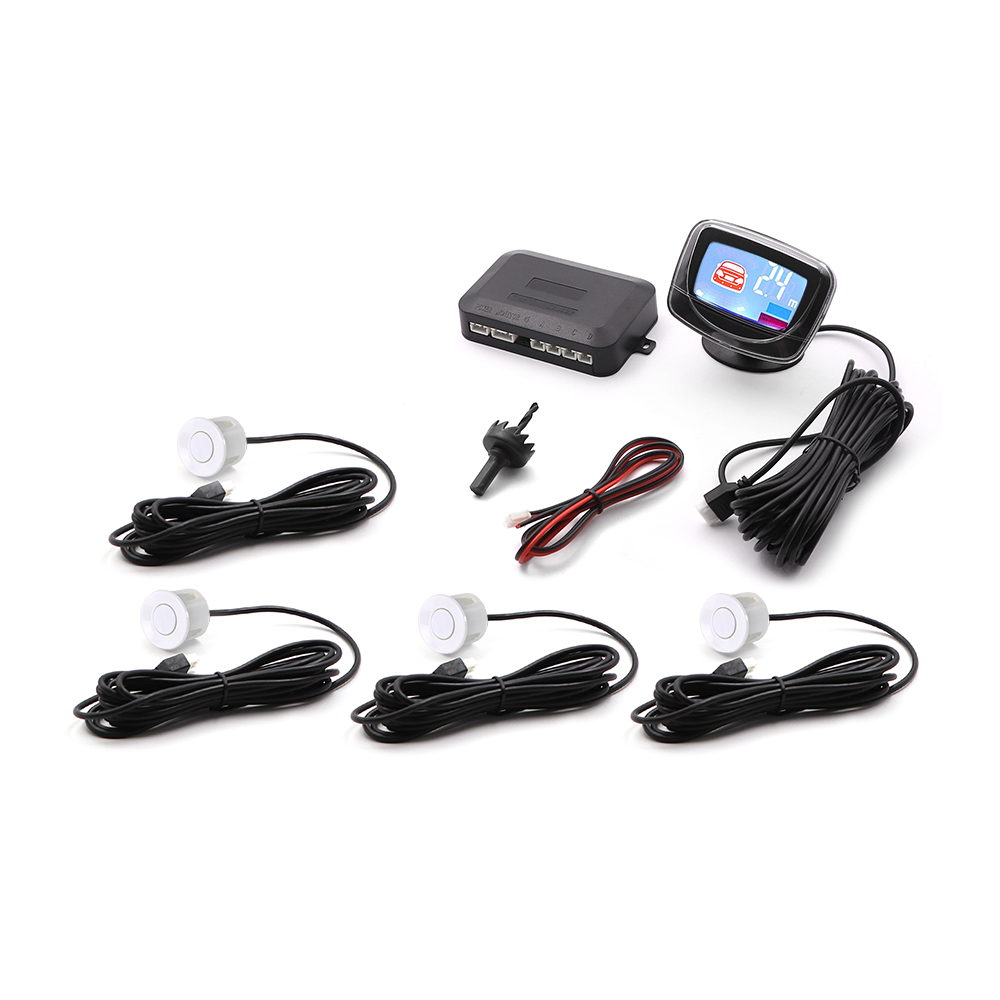 Car Parking Aid System | LCD Display | White