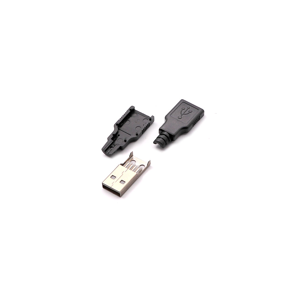 Connector | USB-A Male DIY | Cable Mount