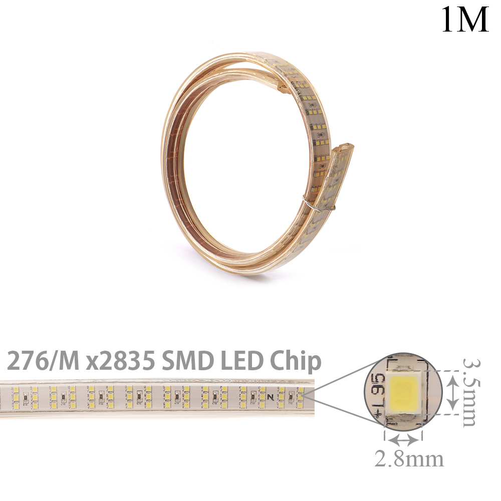 LED Rope Triple | 220V AC 14W | 2835 | White | Per Meter
