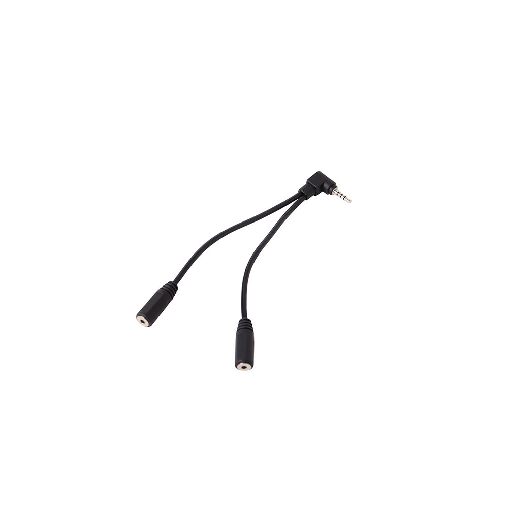 Car Camera Accessories | Y-Type Cable | Jack Stereo Male 2.5mm | Male - 2xFemale | 0.10M | VT-300