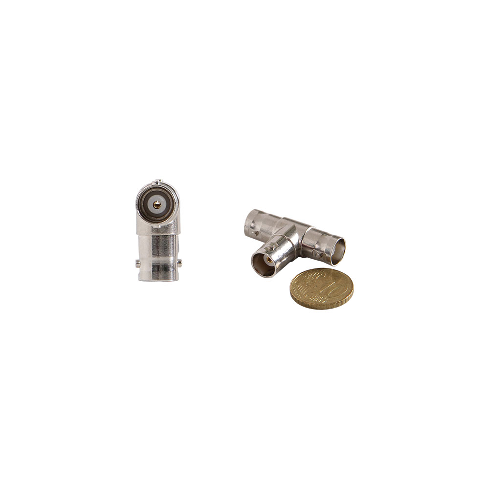 Coaxial Adapter | BNC T-Shape | 3x Female