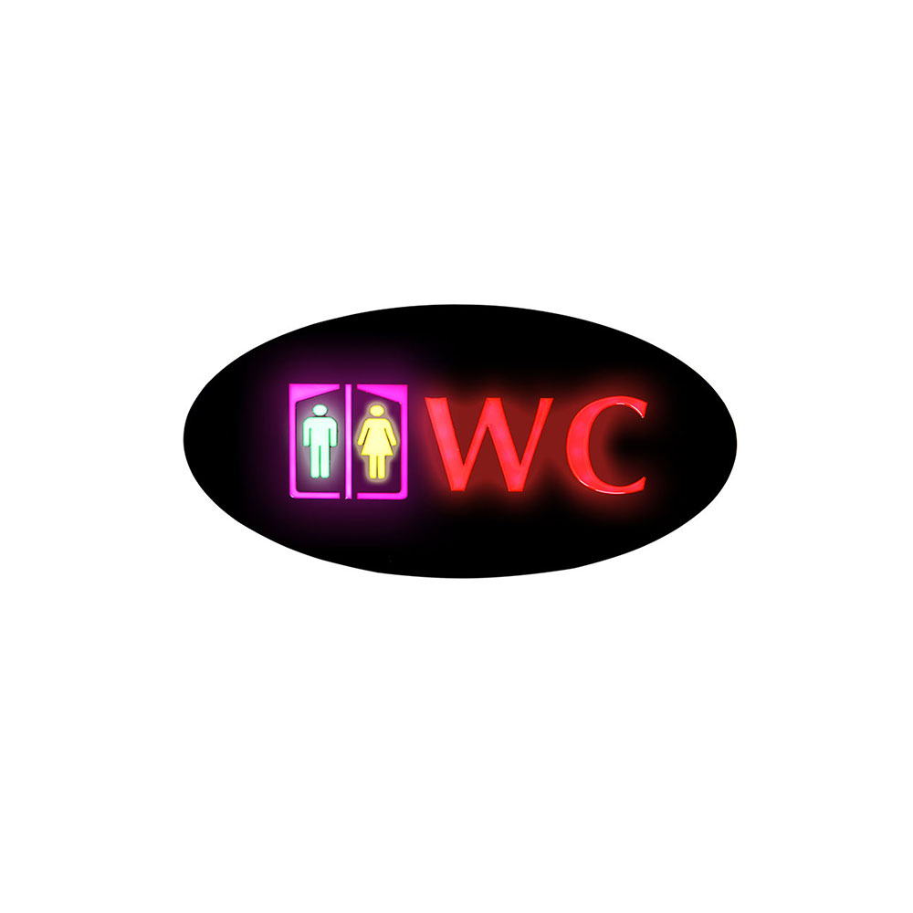 Sign LED | WC | Men & Women | 60x30cm 