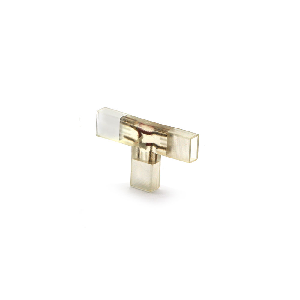 LED Rope Double Connector | Flat | Male - Male | T-Shape | RGB