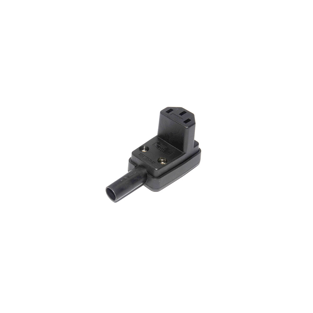 Power Connector | AC | C13 | 90 Degree | Cable Mount