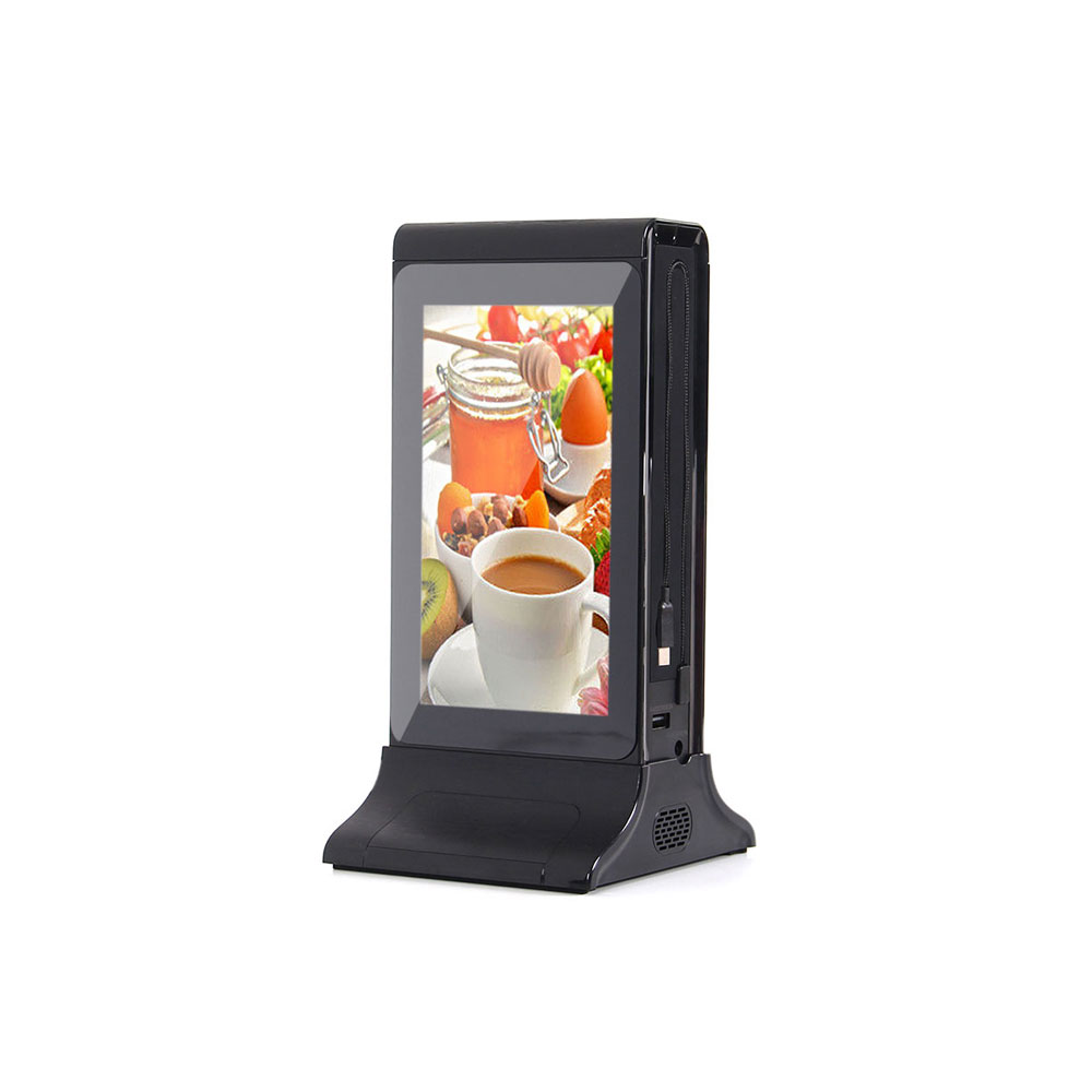 Advertisement Restaurant | ADV | 2x 7" Touch LCD | 8GB | Speaker & Charger | 20800mAh